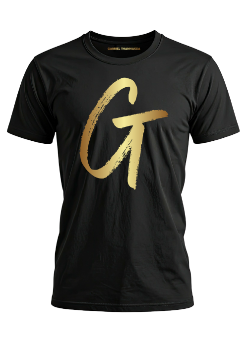 GT T-shirt merch SVART